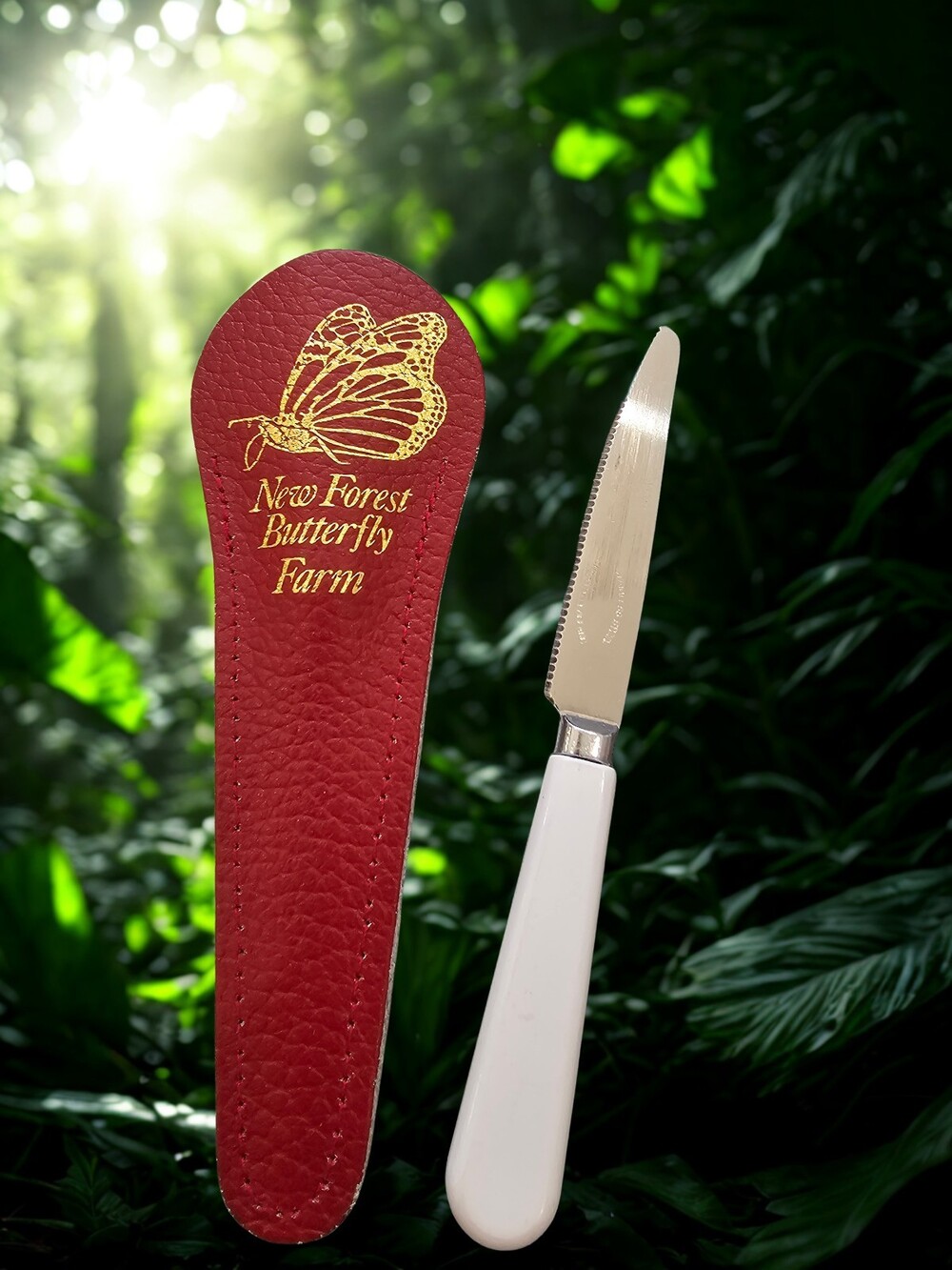 Vintage Sheffield Cutlery Small Knife with a White Plastic Handle. Stainless...